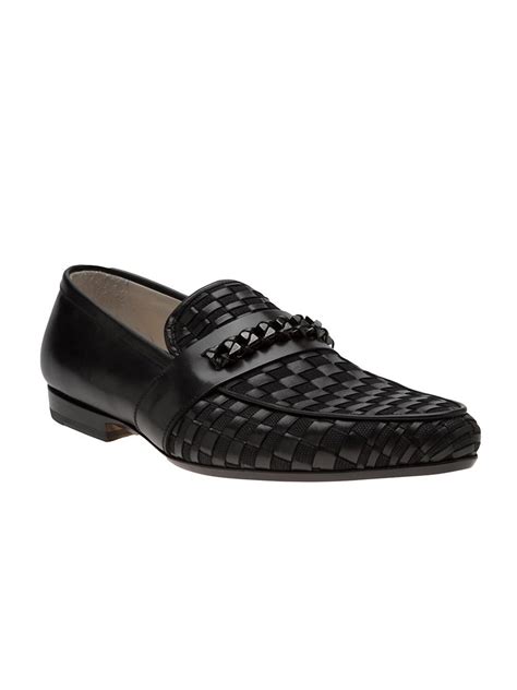 versace mens moccasins|farfetch Versace slippers.